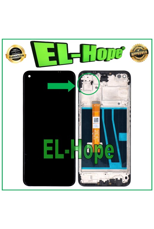 PANTALLA LCD + MARCO PARA OPPO A52 CPH2061 CPH2069 PADM00 PDAM10 PANTALLA TÁCTIL NEGRA