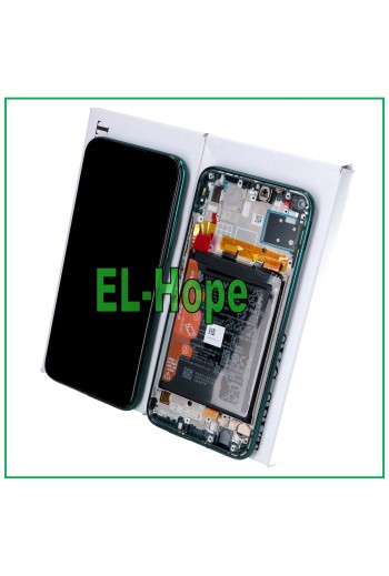 PANTALLA LCD TÁCTIL ORIGINAL + BATERÍA HUAWEI P40 LITE JNY-L21A LX1 VERDE VERDE
