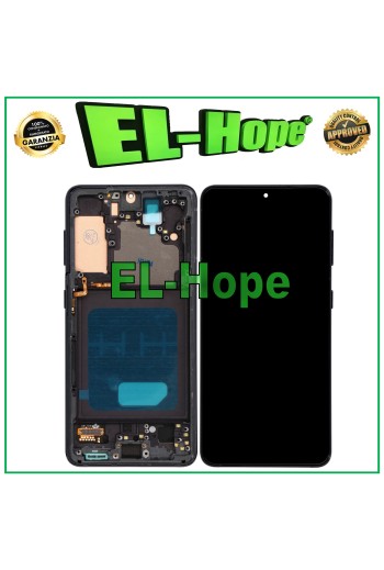 PANTALLA LCD CON MARCO TFT PARA SAMSUNG GALAXY S21 SM-G991 PANTALLA TÁCTIL CRISTAL NEGRO