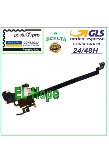 SENSOR DE PROXIMIDAD FLAT FLEX APPLE IPHONE XR ALTAVOZ MICRÓFONO SIN FACE ID