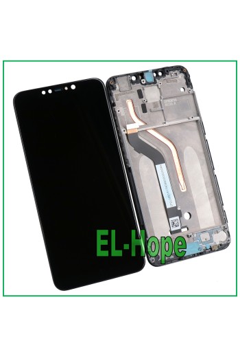 PANTALLA LCD + MARCO PARA XIAOMI POCOPHONE F1 M1805E10A PANTALLA TÁCTIL CRISTAL NEGRO
