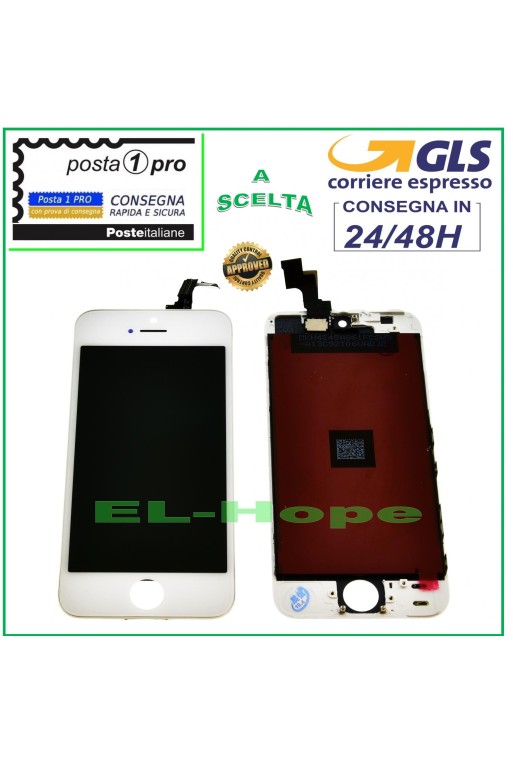 PANTALLA TÁCTIL LCD RETINA PARA APPLE IPHONE SE PANTALLA BLANCA + MARCO
