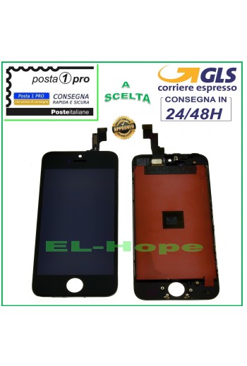 PANTALLA TÁCTIL LCD RETINA PARA APPLE IPHONE SE PANTALLA NEGRA + MARCO
