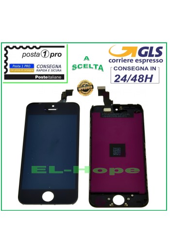 PANTALLA TÁCTIL LCD RETINA PARA APPLE IPHONE 5C PANTALLA NEGRA + MARCO