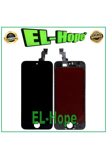 PANTALLA TÁCTIL LCD RETINA PARA APPLE IPHONE 5S PANTALLA NEGRA + MARCO
