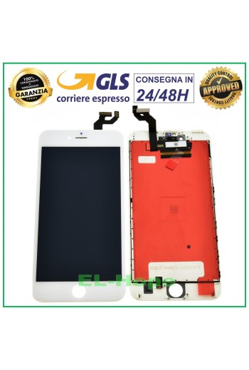 PANTALLA LCD RETINA PARA APPLE IPHONE 6S PLUS MARCO DE PANTALLA TÁCTIL BLANCO TIANMA