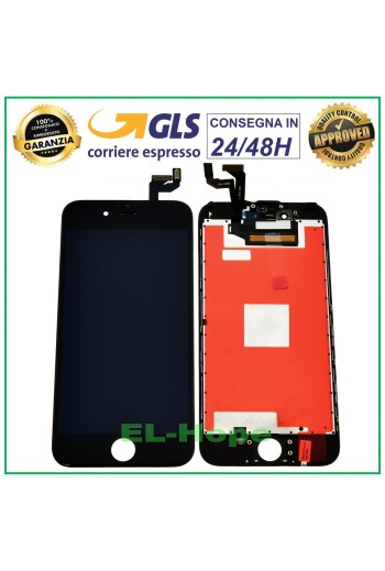PANTALLA LCD RETINA PARA APPLE IPHONE 6S MARCO DE PANTALLA TÁCTIL CRISTAL NEGRO TIANMA