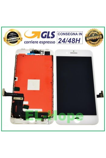 PANTALLA LCD RETINA PARA APPLE IPHONE 8 PLUS MARCO DE PANTALLA TÁCTIL BLANCO TIANMA