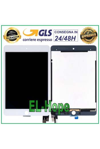 PANTALLA TÁCTIL LCD PARA APPLE IPAD MINI 5 A2133 2124 2125 2126 CRISTAL BLANCO