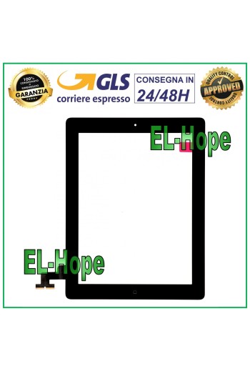 PANTALLA TÁCTIL PARA APPLE IPAD 2 WIFI 3G A1395 A1396 A1397 CRISTAL NEGRO + BOTÓN HOME