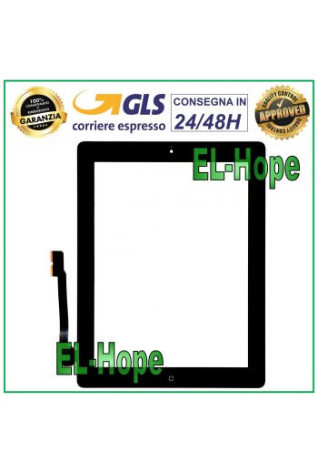 PANTALLA TÁCTIL PARA APPLE IPAD 3 WIFI 3G A1430 A1416 A1403 CRISTAL NEGRO + BOTÓN HOME