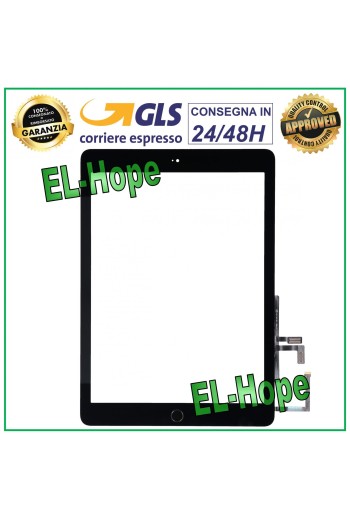 PANTALLA TÁCTIL PARA APPLE IPAD 5 AIR WIFI 3G IC CHIP A1822 A1823 CRISTAL NEGRO + BOTÓN INICIO
