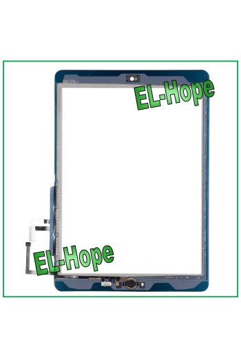 PANTALLA TÁCTIL PARA APPLE IPAD 5 AIR WIFI 3G CHIP A1822 A1823 CRISTAL BLANCO + BOTÓN HOME