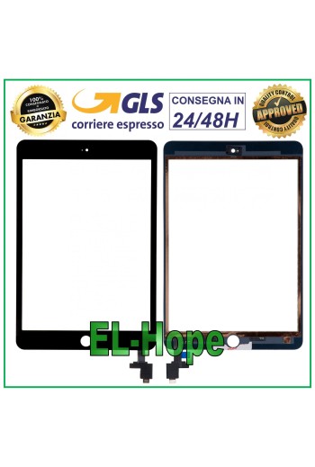 PANTALLA TÁCTIL PARA APPLE IPAD MINI 3 WIFI 3G A1599 A1600 CRISTAL NEGRO