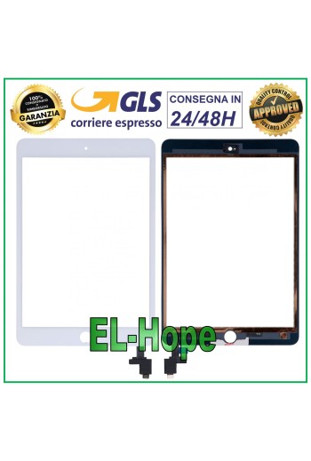 PANTALLA TÁCTIL PARA APPLE IPAD MINI 3 WIFI 3G A1599 A1600 CRISTAL BLANCO