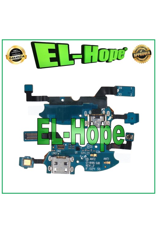 CONECTOR DE CARGA PARA SAMSUNG GALAXY S4 MINI i9195 i9190 BASE DE CARGA CON MICRÓFONO