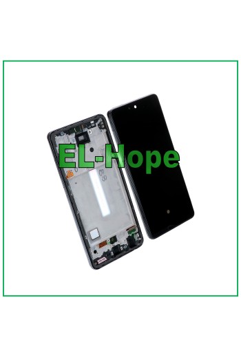Pantalla LCD OLED para Samsung Galaxy A52 5G 2021 SM-A525F A526B con marco táctil negro