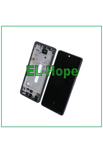 Pantalla LCD OLED para Samsung Galaxy A52 5G 2021 SM-A525F A526B con marco táctil negro