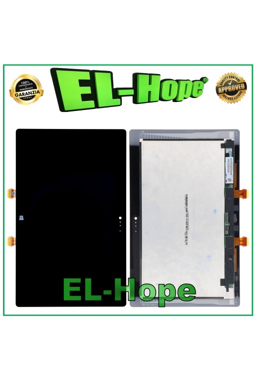 PANTALLA LCD PARA MICROSOFT SURFACE RT2 1572 10.6 PANTALLA TÁCTIL VIDRIO NEGRO