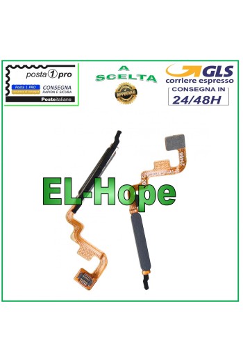 TECLA PLANA FLEXIBLE HUELLA DACTILAR XIAOMI REDMI NOTE 11S 4G 2201117SG NEGRO
