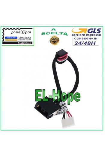Conector de alimentación CC para portátil Lenovo G50-30, G50-40 y G50-45.