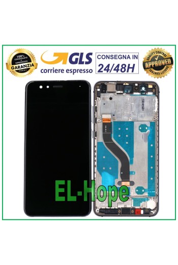 PANTALLA LCD + MARCO PARA HUAWEI P10 LITE WAS-LX1 LX1A PANTALLA TÁCTIL NEGRA