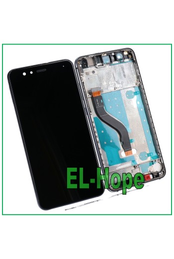 PANTALLA LCD + MARCO PARA HUAWEI P10 LITE WAS-LX1 LX1A PANTALLA TÁCTIL NEGRA