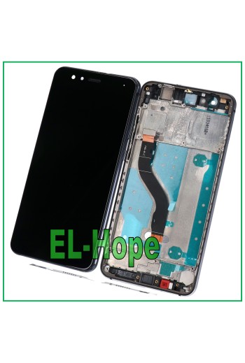 PANTALLA LCD + MARCO PARA HUAWEI P10 LITE WAS-LX1 LX1A PANTALLA TÁCTIL NEGRA