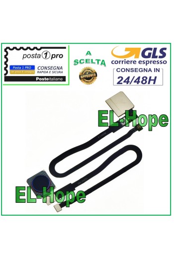 TECLA PLANA CON SENSOR DE HUELLAS HUAWEI MATE 10 PRO BLA-L09 AZUL