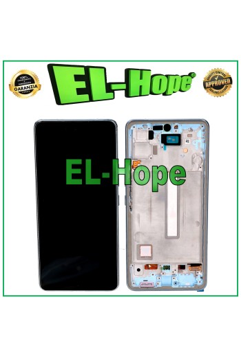 PANTALLA LCD OLED PARA SAMSUNG GALAXY A53 5G 2022 SM A536 A536B MARCO TÁCTIL AZUL