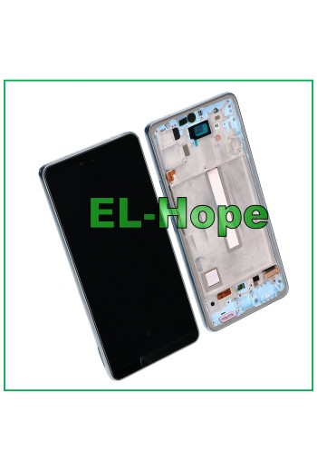 PANTALLA LCD OLED PARA SAMSUNG GALAXY A53 5G 2022 SM A536 A536B MARCO TÁCTIL AZUL