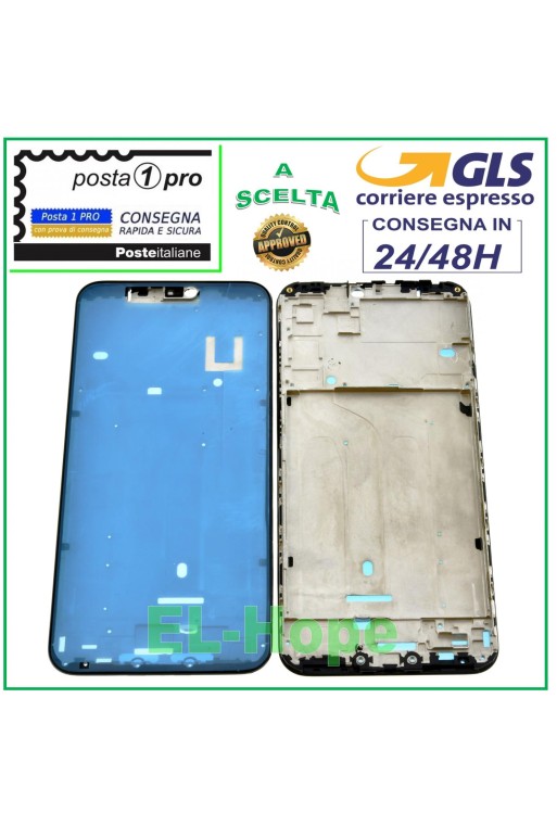 MARCO INTERMEDIO LCD LATERAL PARA XIAOMI MI A2 LITE REDMI 6 PRO NEGRO