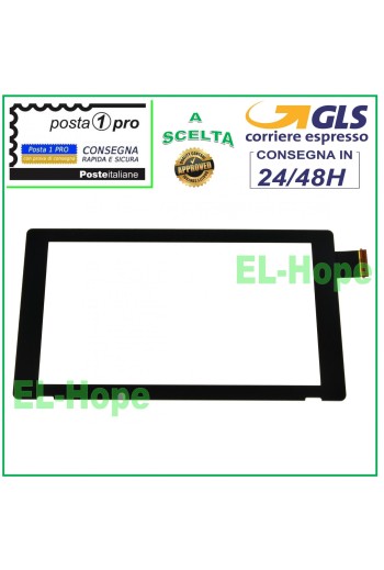 PANTALLA TÁCTIL DE VIDRIO PARA NINTENDO SWITCH DIGITALIZADOR VIDRIO NEGRO V.1 2017