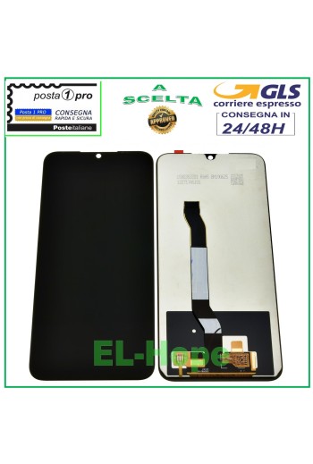 PANTALLA LCD PARA XIAOMI REDMI NOTE 8 PANTALLA TÁCTIL MONTADA VIDRIO NEGRO