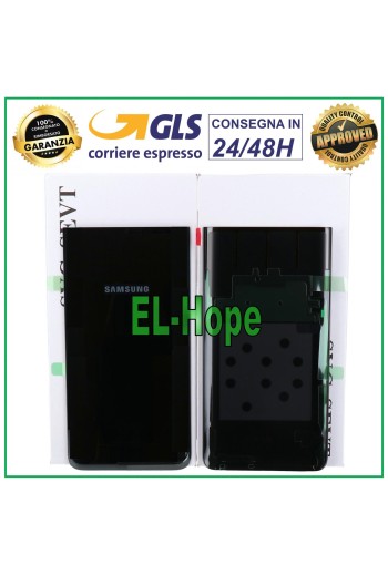 TAPA DE BATERÍA ORIGINAL SAMSUNG GALAXY A80 SM-A805 TAPA TRASERA NEGRA