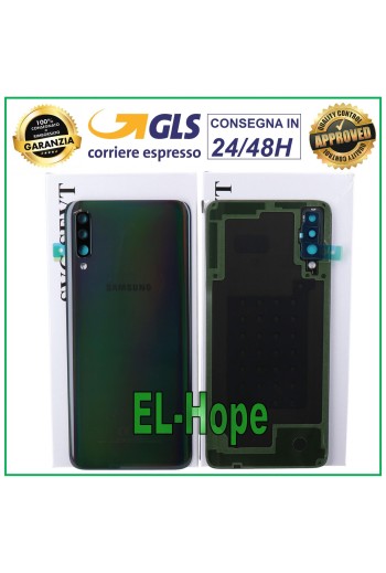 TAPA DE BATERÍA ORIGINAL SAMSUNG GALAXY A70 SM-A705 TAPA TRASERA NEGRA