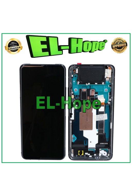 PANTALLA LCD OLED CON MARCO PARA ASUS ZENFONE 7 ZS670KS / PRO ZS671KS CRISTAL NEGRO TÁCTIL