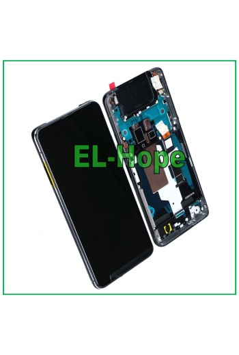 PANTALLA LCD OLED CON MARCO PARA ASUS ZENFONE 7 ZS670KS / PRO ZS671KS CRISTAL NEGRO TÁCTIL