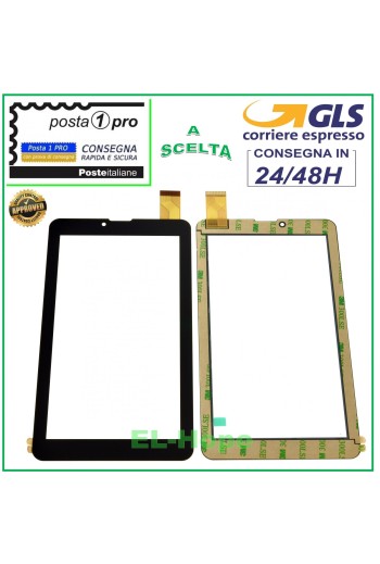 PANTALLA TÁCTIL DE VIDRIO MEDIACOM M-MP720M M-MP721M SMARTPAD 7.0 ORIGINAL NEGRO