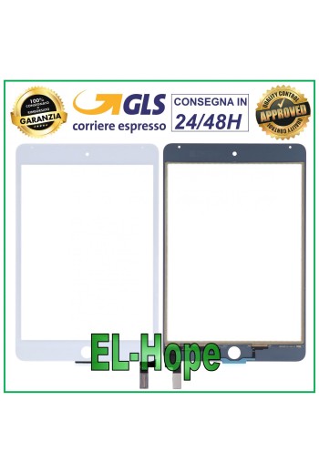 PANTALLA TÁCTIL PARA APPLE IPAD MINI 4 WIFI 3G A1538 A1550 CRISTAL BLANCO