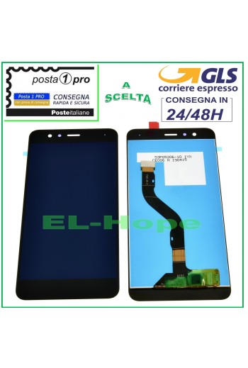 PANTALLA LCD PARA HUAWEI P10 LITE WAS-LX1 LX1A PANTALLA TÁCTIL DE VIDRIO NEGRO