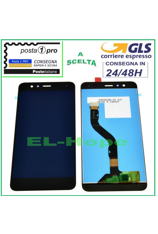 PANTALLA LCD PARA HUAWEI P10 LITE WAS-LX1 LX1A PANTALLA TÁCTIL DE VIDRIO NEGRO
