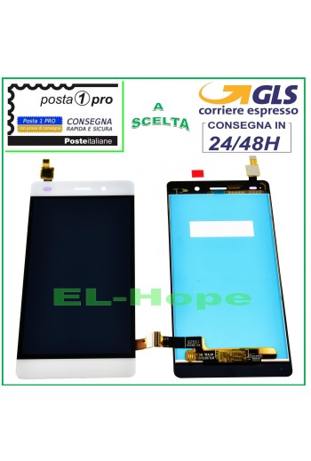 PANTALLA LCD PARA HUAWEI P8 Lite ALE-L21 MONITOR DE PANTALLA TÁCTIL CRISTAL BLANCO