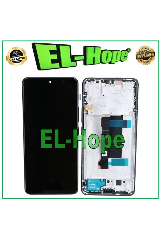 PANTALLA LCD TÁCTIL OLED PARA XIAOMI REDMI NOTE 13 PRO 5G 2312CRAD3C MARCO NEGRO