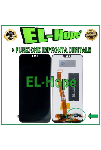 PANTALLA LCD PARA HUAWEI HONOR 10 COL-L29 L09 AL00 PANTALLA TÁCTIL CRISTAL HUELLA DACTILAR