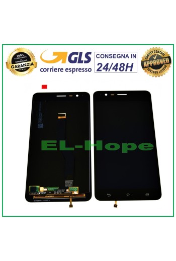 PANTALLA PARA ASUS Zenfone 3 Zoom ZE553KL Z01HD PANTALLA TÁCTIL CRISTAL NEGRO