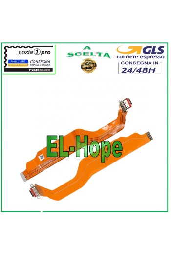 Cable flexible plano para conector de carga para base de carga tipo C para OPPO Reno 6