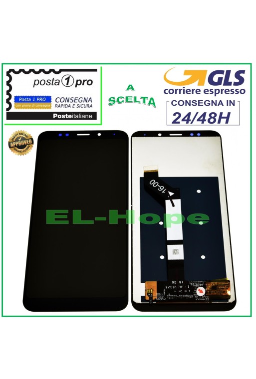 PANTALLA LCD PARA XIAOMI REDMI 5 PLUS MONITOR DE PANTALLA TÁCTIL CRISTAL NEGRO