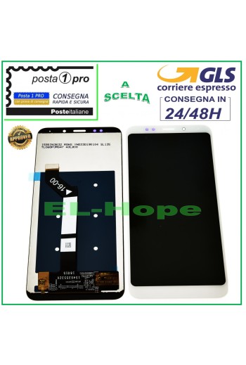 PANTALLA LCD PARA XIAOMI REDMI 5 PLUS MONITOR TÁCTIL CRISTAL BLANCO