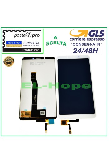 PANTALLA LCD PARA XIAOMI REDMI 6 6A MONITOR DE PANTALLA TÁCTIL CRISTAL BLANCO